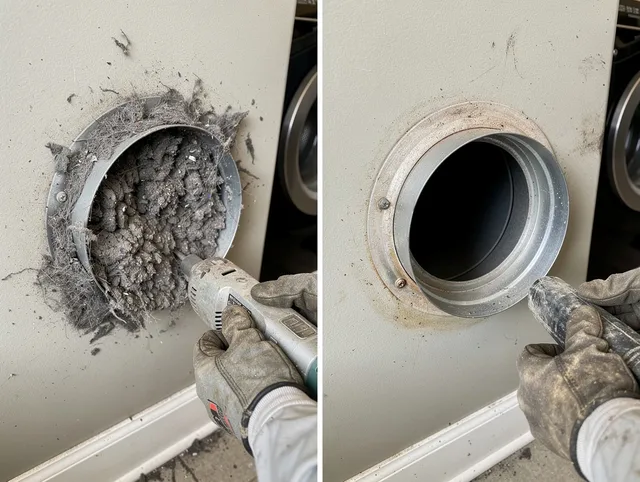 Professional clogged vent cleaning by Brecksville Dryer Vent Cleaning in Brecksville