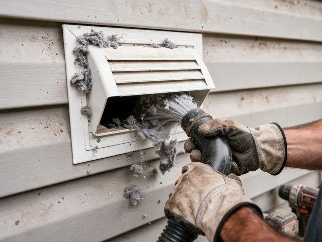 Professional dryer vent cleaning by Brecksville Dryer Vent Cleaning in Brecksville