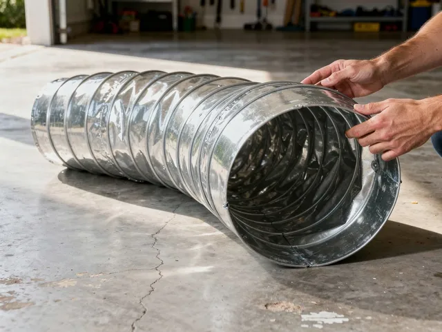 Brecksville Dryer Vent Cleaning specialist using advanced equipment for thorough duct cleaning in Brecksville