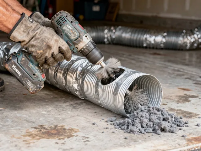 Professional duct cleaning by Brecksville Dryer Vent Cleaning in Brecksville